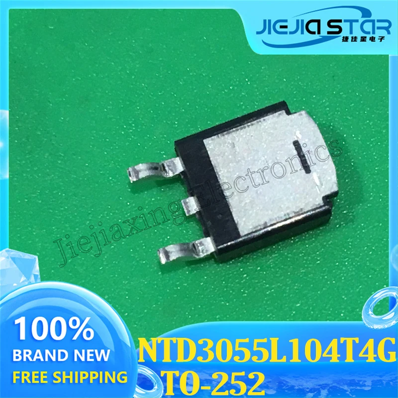 NTD3055L104T4G NTD3055L104 Part Mark 55L104G SMT TO252 Transistor MOSFET N-Channel 100% Brand New and Original Electronics ICs