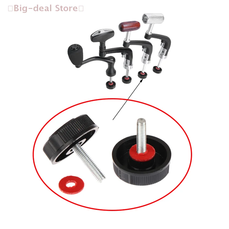 【M】5/10 قطعة العالمي الصيد بكرة مقبض المسمار الجوز قبعات يغطي مع جوانات لصيد الأسماك بكرة مقبض الصيد السلطة مقبض مسامير #2