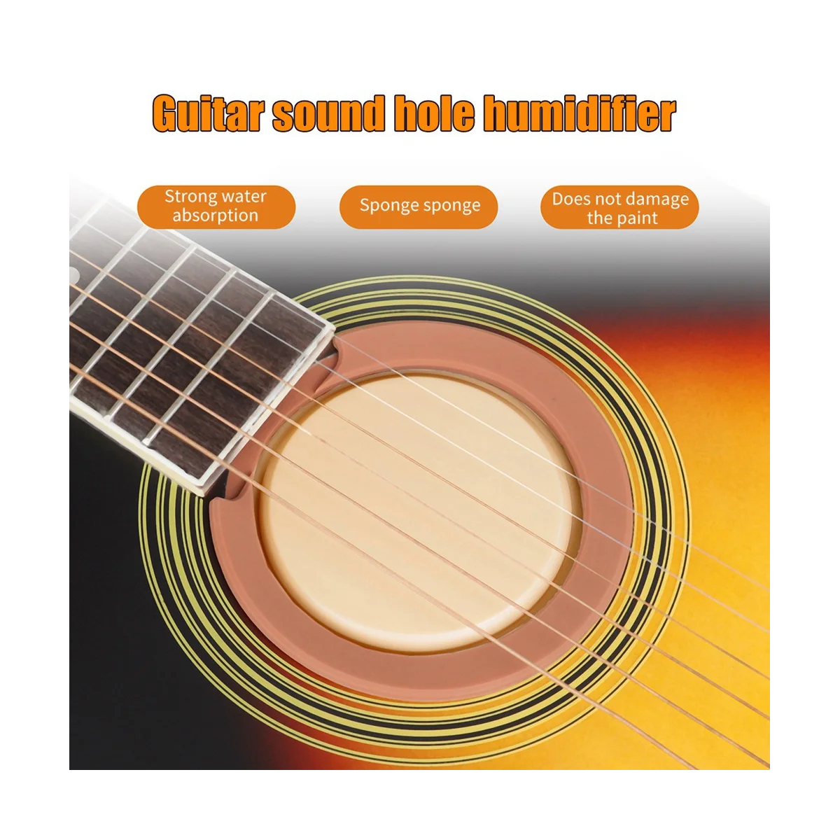 Guitar Soundhole Humidifier Folk Guitar Humidity Regulator Classical