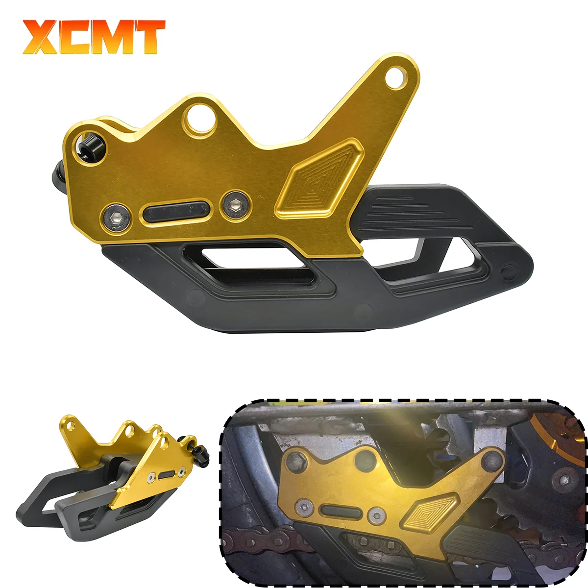 

Motorcycle CNC Chain Guide Guard For For Suzuki RM125 RM250 RMZ250 RMZ450 RMZ450Z DRZ400SM RM 125 250 Z250 Z450 Z450Z Z400SM