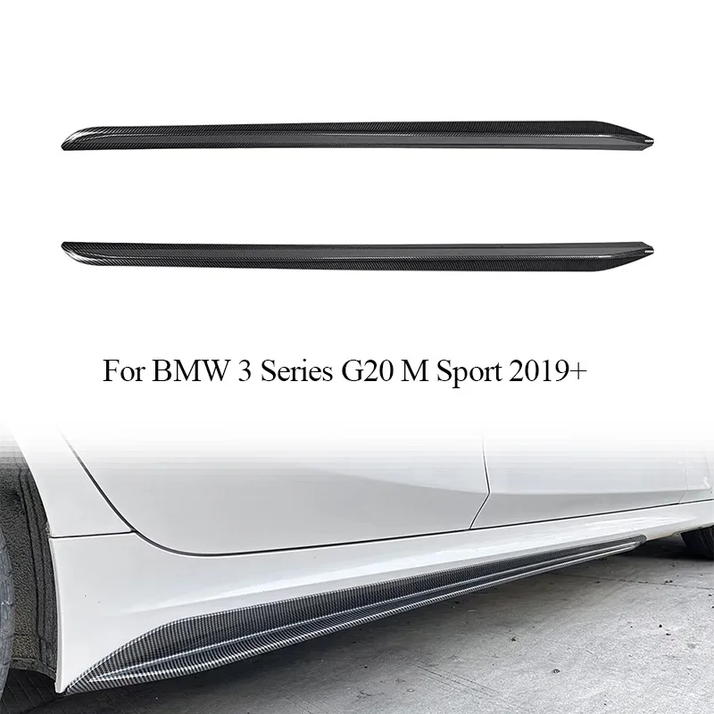 Für BMW 3er G20 G28 M Sport 2019+ Auto Seitenschweller Verlängerung Auto Seitenschweller Splitter Diffusor Tuning Winglet Flügel Stoßstange Lippe