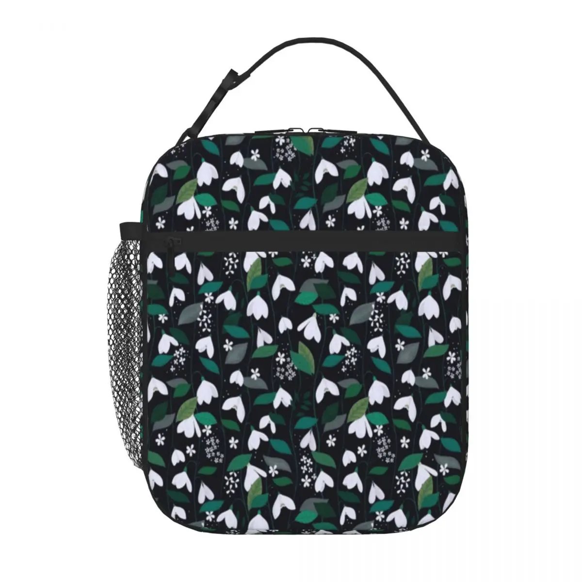 Hot Sale Snowdrop Plain Design Thermal Food Carrier Rv Travel Compact Lunch Bag