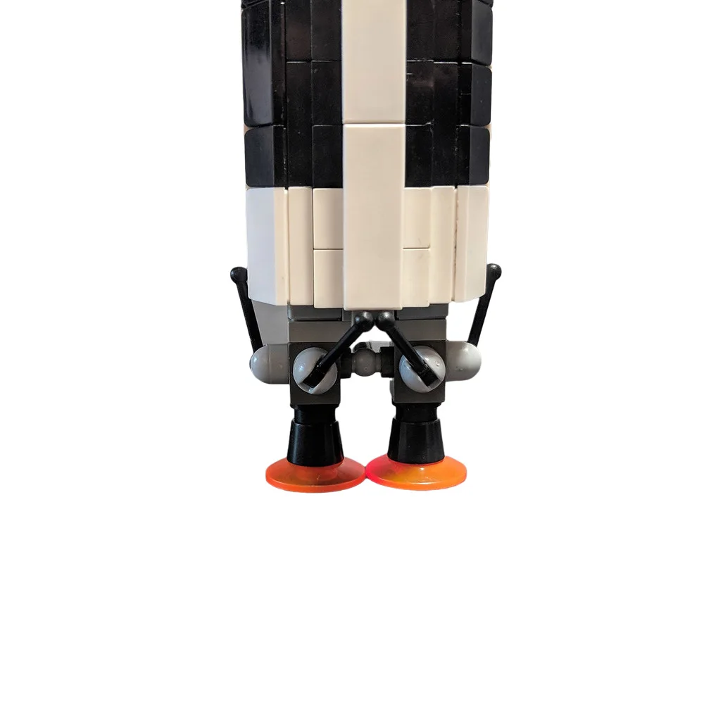 BuildMoc Aerospace Space Series 1:110 Titan IIIC Gemini Rocket Building Blocks Kit Saturn V Exploration Vehicle Toys Kids Gifts