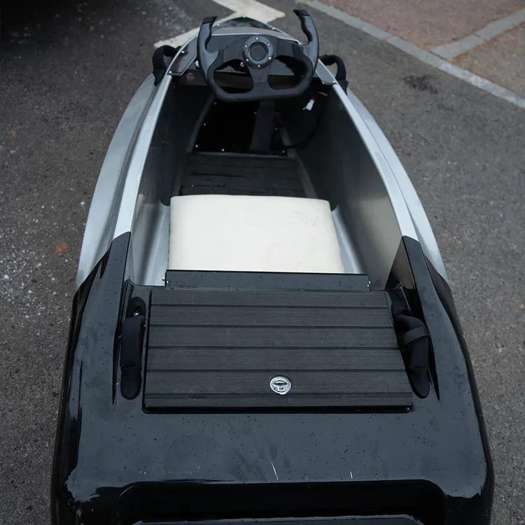 70km/h High Speed Amusement Jet Kart Boat, Stable Power Component For Kids Park Rental Competitive Surf Racing Activity view 2
