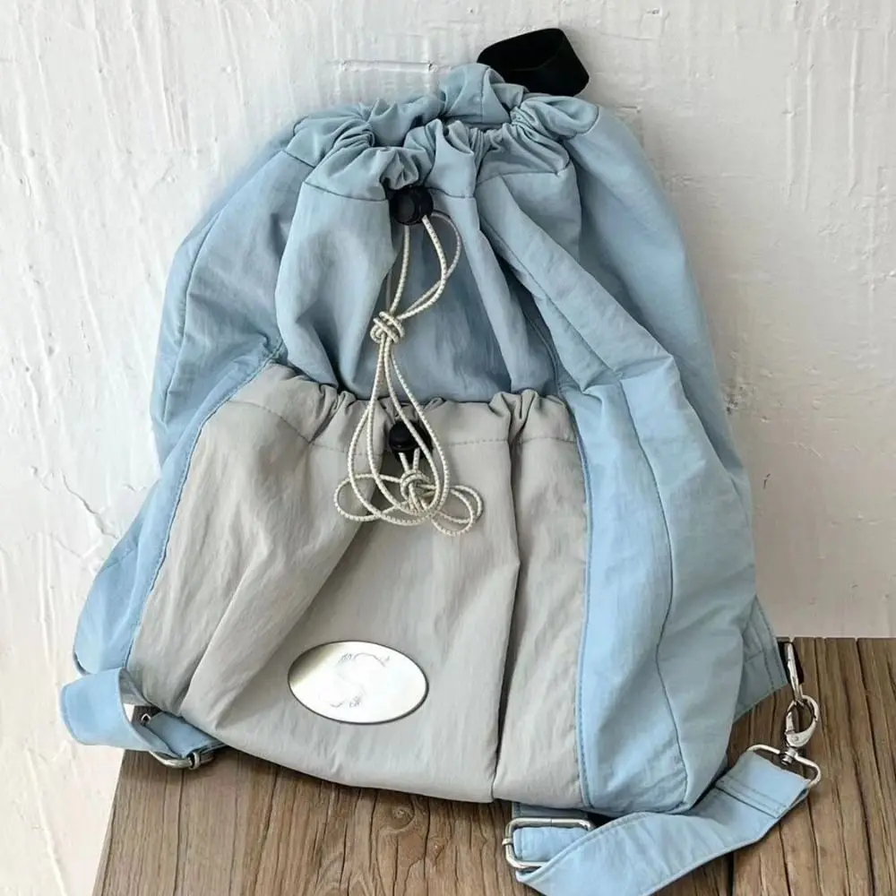 Fashion Drawstring Bag Children's Backpack Multi Pocket Portable Travel Backpack High Quality Nylon School Bag Gifts