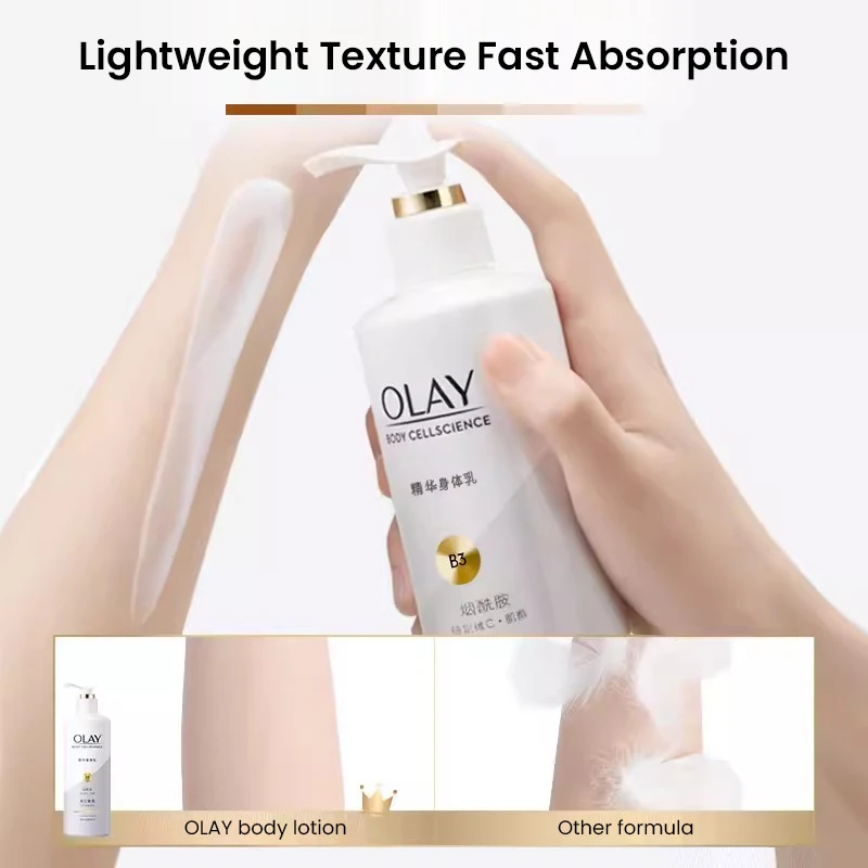 Olay Body lotion Whitening Body Milk Super White Bottle 480g, Universal Moisturizing and Moisturizing for Men and Women