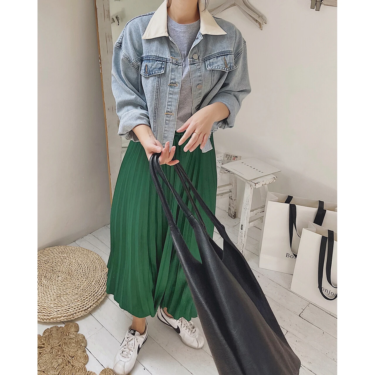 

2022 Collar Women Oversized Denim Jacket Spring Bomber Windbreaker Clothes Coat New Cardigan Parkas Urban Trench Y2k Goth Blazer