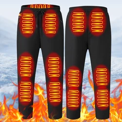 Heating Pants Men Electric Heated Trousers 3 Temperature Control 12 Heated Areas USB Thermal Pants Skiing Camping Hiking Pants
