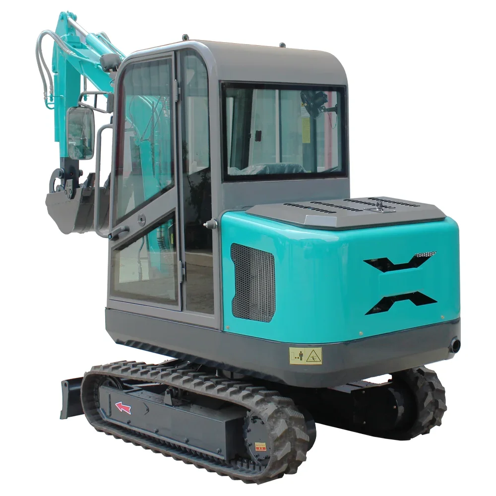 Qilu Construction Equipment Mini Crawler Excavator Hydraulic Construction Diggers Farming Machinery