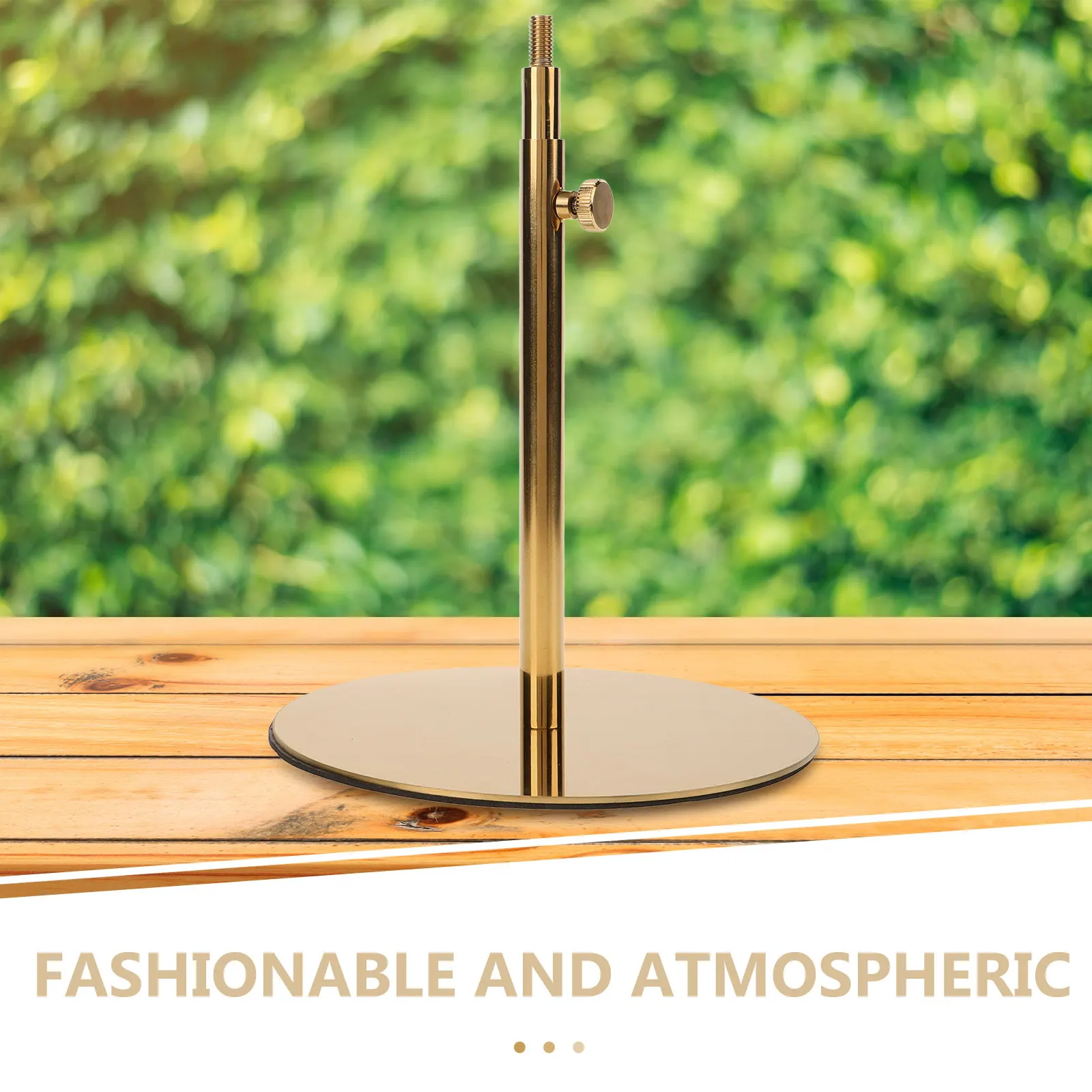 Stylish Adjustable Stainless Steel Mannequin Head Base Display Stand for Retail Shop Boutique Fashion Display Stable Desktop