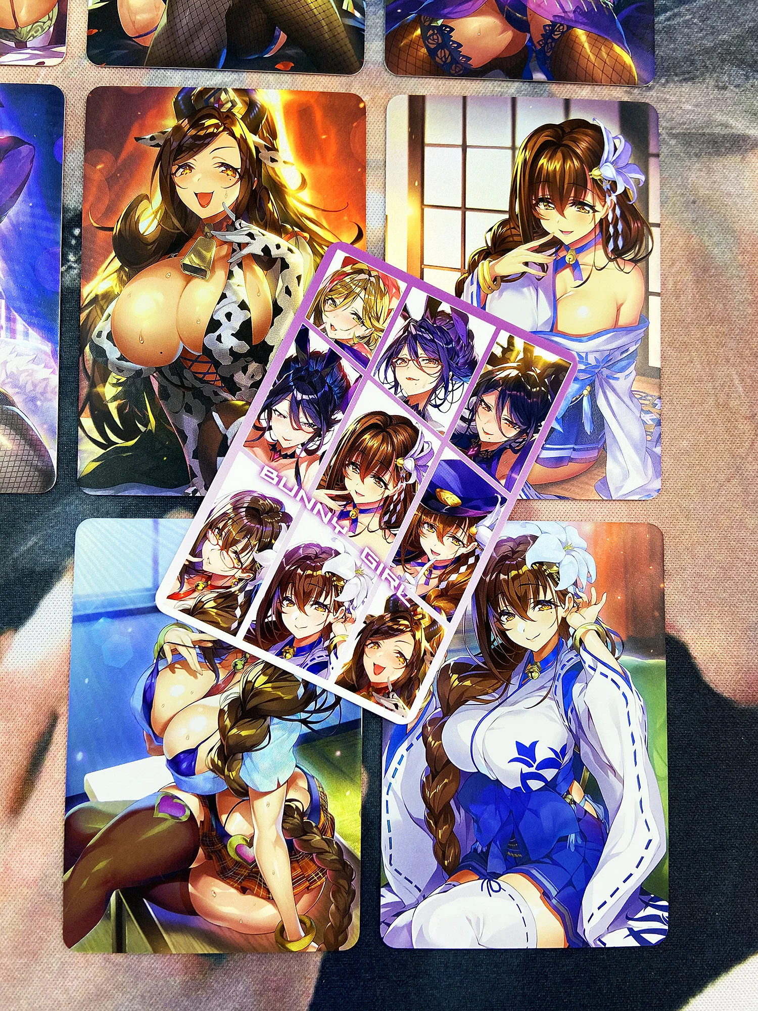 27pcs/set Bunny Girl ACG Uniform Swimsuit Underwear Refraction Sexy Girls Hobby Collectibles Anime Game Collection Cards