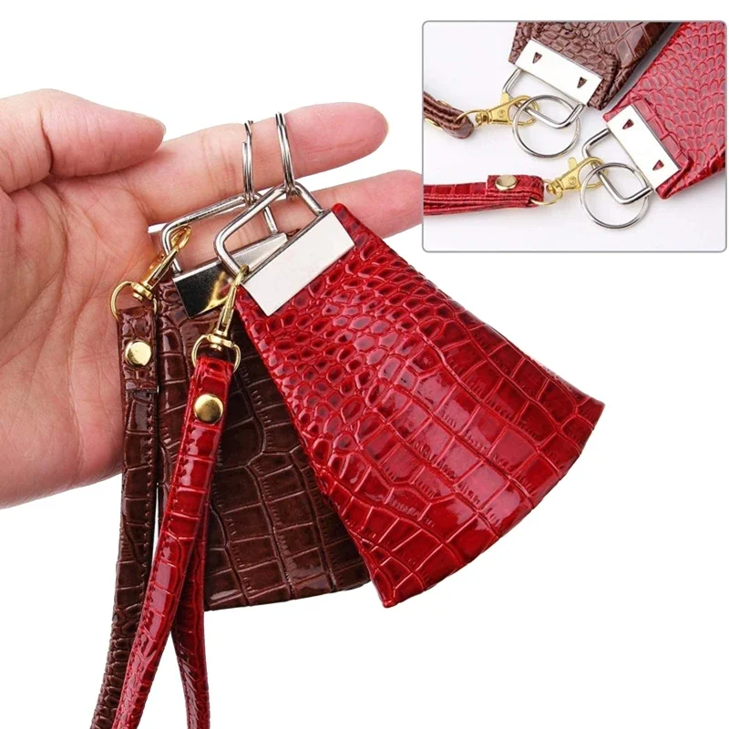 50PCS Lanyard for KEY Fob Hardware 1 Inch for KEYchain and Wristlet Clamp DIY Cr