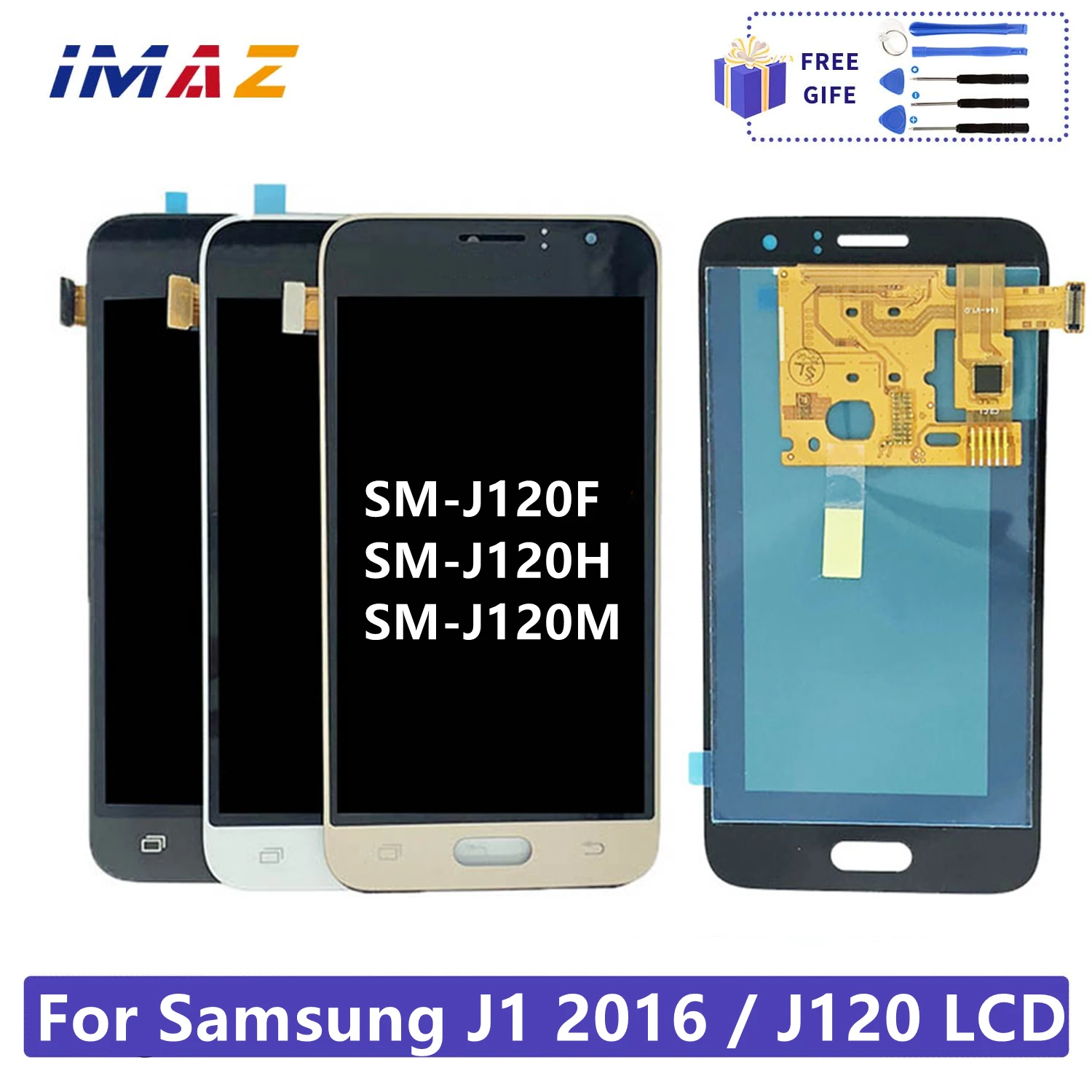 4.5'' J120 LCD For Samsung Galaxy J1 2016 LCD Display Touch Screen Digitizer Assembly For Samsung J120 J120F J120H J120M