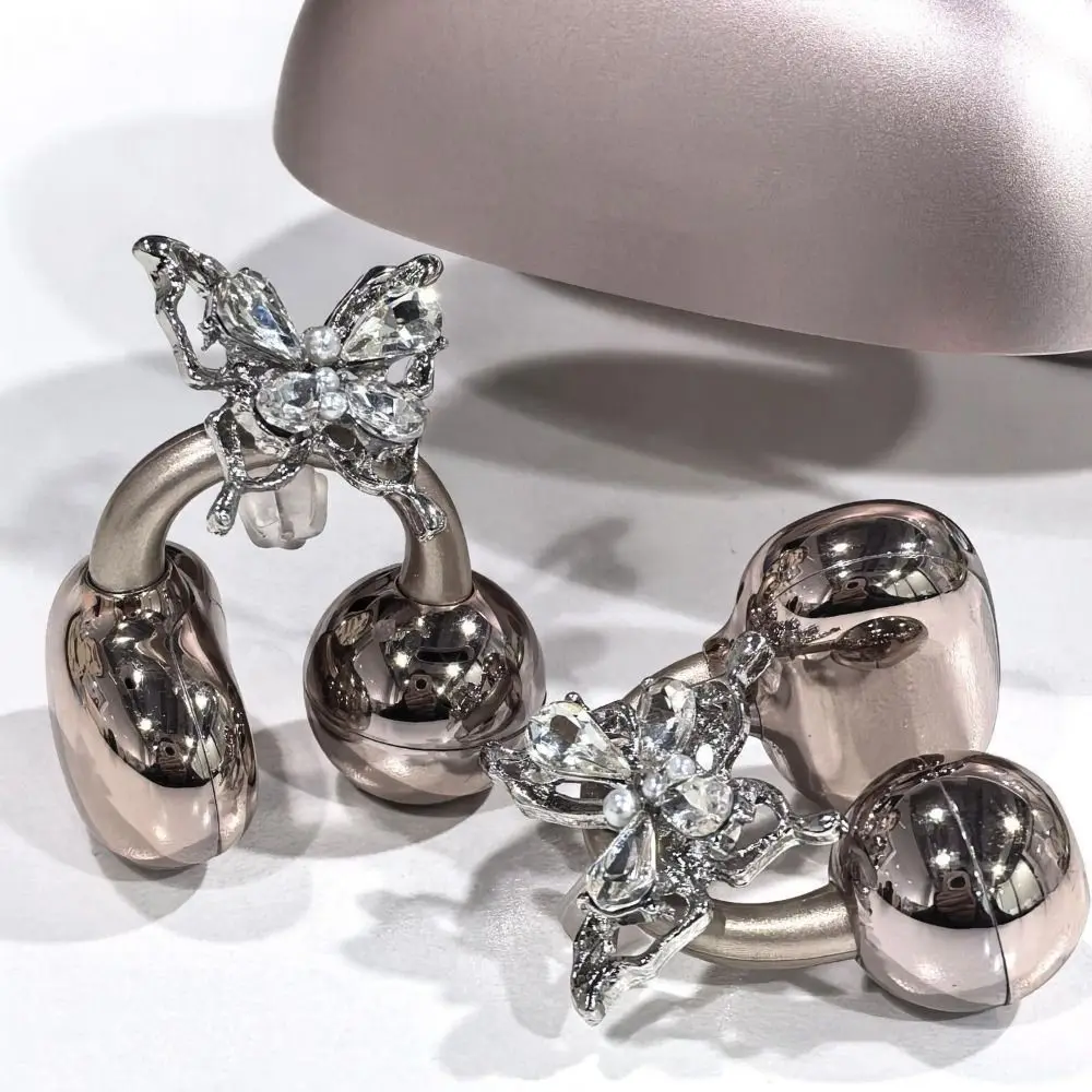 Creative Gift DIY Headphone Diameter Buckle Removeable Zircon Headphone Decoration Clip Decorative Dog Animal Earbud Accessories