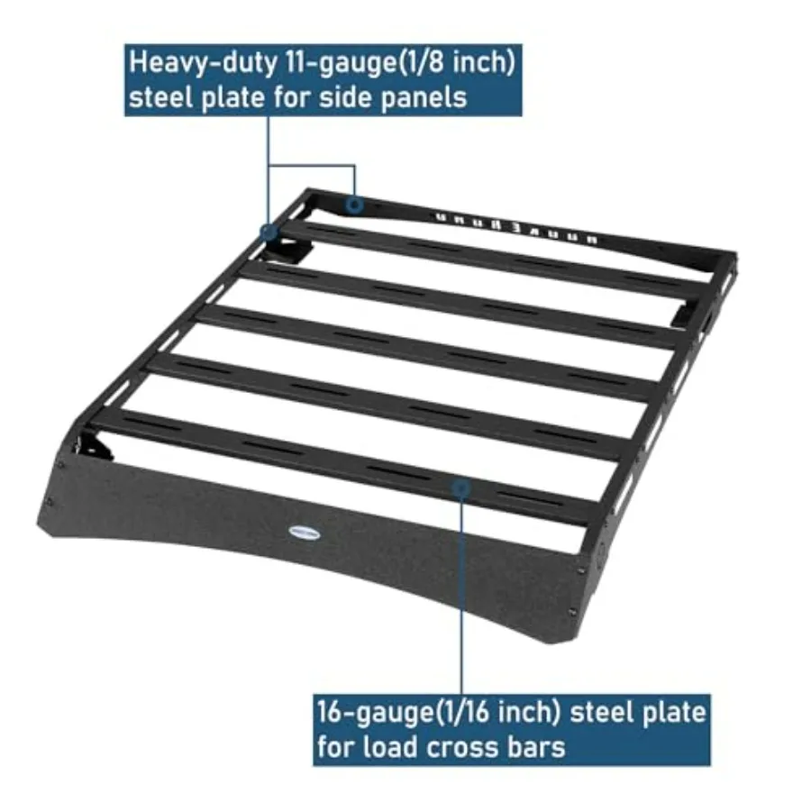 الصلب العارضة حامل سقفي سلة علوية ل 20052023 تاكوما 2nd 3rd الجنرال شاحنات لاقط الكابينة المزدوجة مثالية لتخزين الأمتعة وكاليفورنيا #6