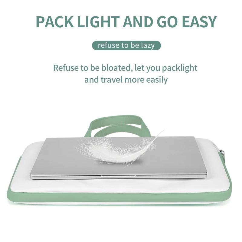 Saco multiúso à prova de choque para laptop, bolsa de transporte para MacBook, Dell, HP, Asus, 13 polegadas, 14 polegadas, 15,4 polegadas, 15,6 polegadas, PU