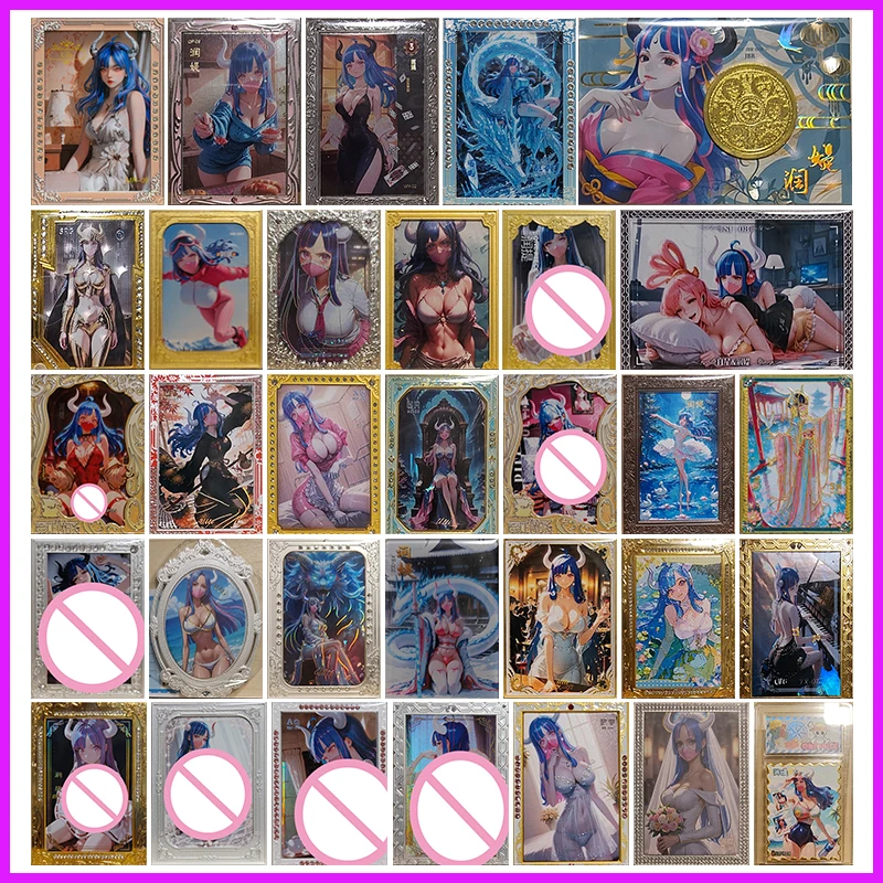 Anime ONE PIECE Rare MR QP WY BL JBR LR SF GP QT XC UR UH XR BX TX HR LB Metal Ulti juguetes de cartas coleccionables para niños regalo de cumpleaños