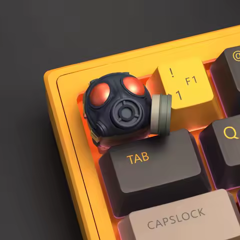 MIFUNY CS GO Keycaps Custom Fly Head Personalized Mechanical Keyboard Keycaps Game Anime Characters Cute Cartoon Handmade Gift