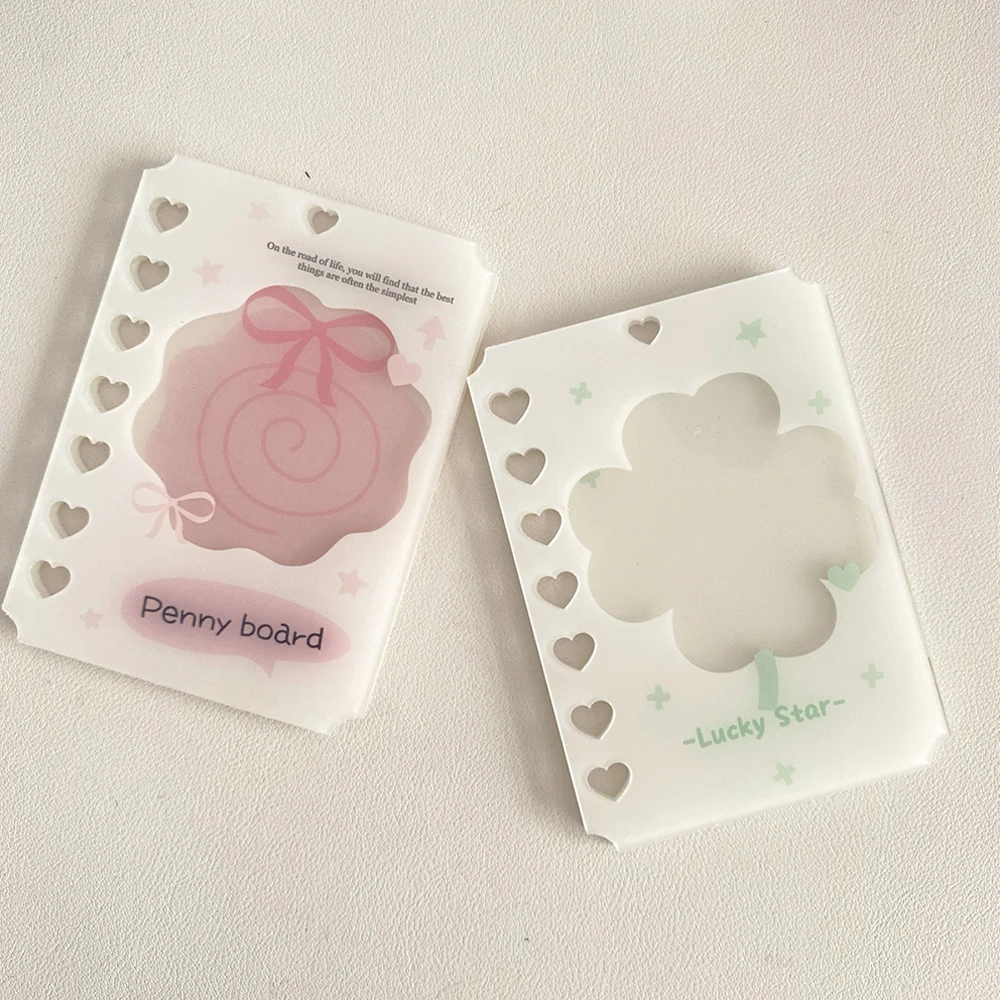 Ins Creative Ballet Style Card Set, Sweet Korean Style Idol Photocard Holder, Bow Ribbon Card Cover, Protector Case, Card Cover