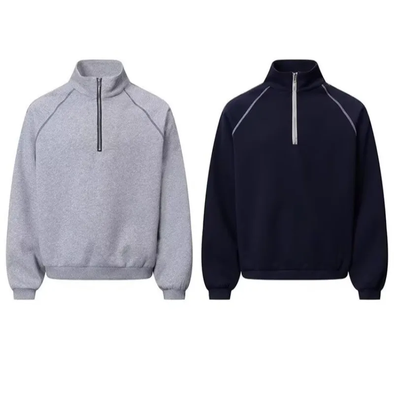 2025 moletom masculino da moda hoodies y2k harajuku high street cor sólida topo de alta qualidade não desbotando camisetas de manga comprida