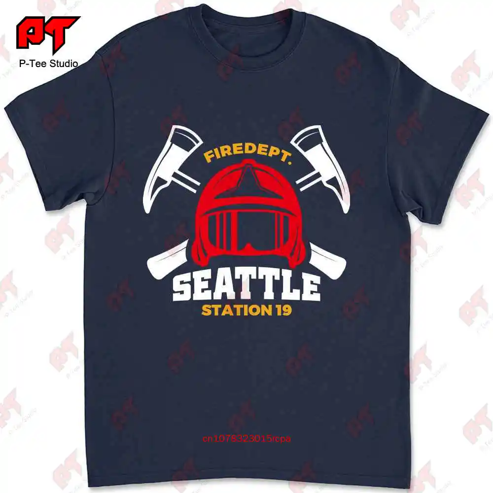 New Seattle Fire Department Firefighter Station 19 Tv Series T Shirt Men'S EPAC