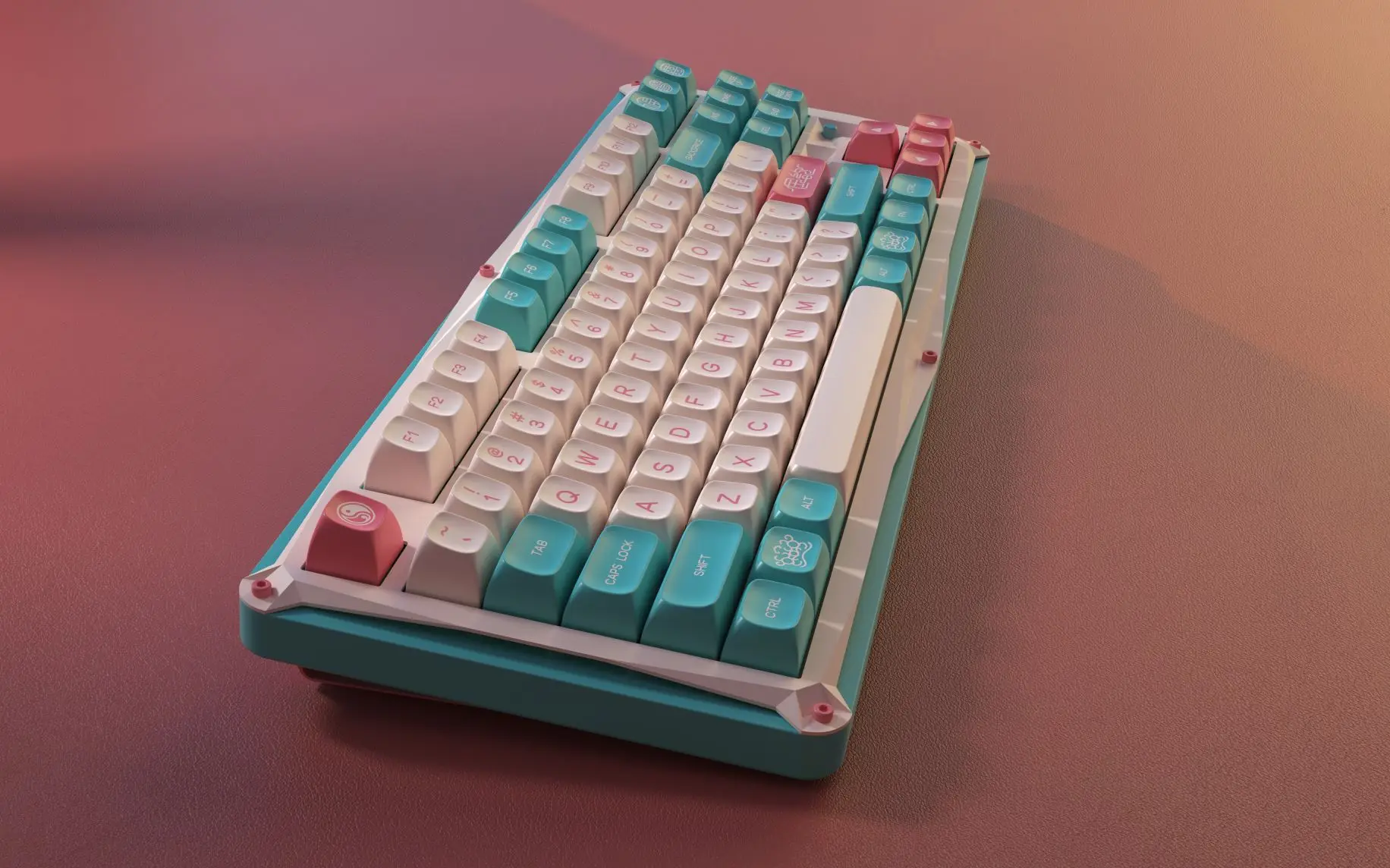 Casquettes pour rime nationale PGA, pour côtes et continent, en abs, bicolore, avec clavier mécanique, ergonomie