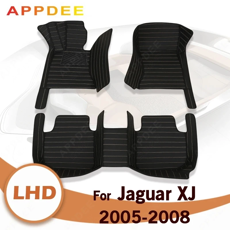 

Car floor mats for Jaguar XJ 2005 2006 2007 2008 Custom auto foot Pads automobile carpet cover