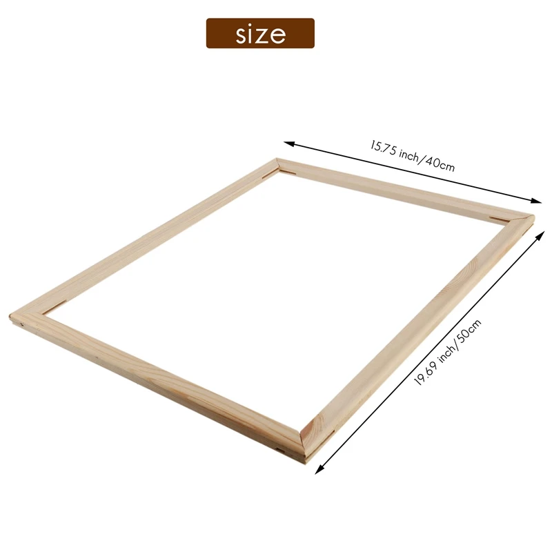 40X50 Cm Wooden Frame DIY Picture Frames Art Suitable For Home Decor Painting Digital  Drawing Paintings
