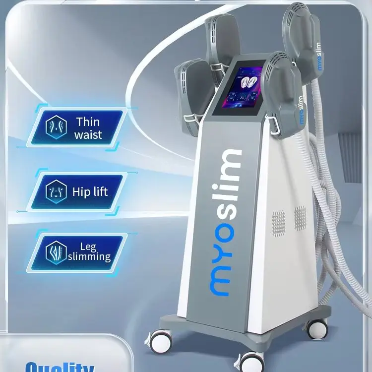 Myoslim RF High Intensity Vibration Pulse Electromagnetic Body Shaping Muscle Growth And Fat Burning Machine
