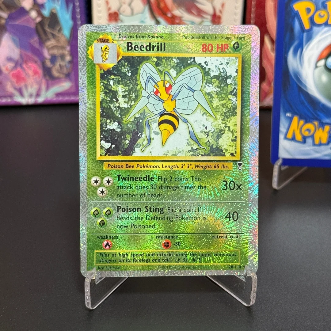 TCG English Beedrill Collection Cards #020 2002 Legendary Collection Reverse Holo Foil Cards