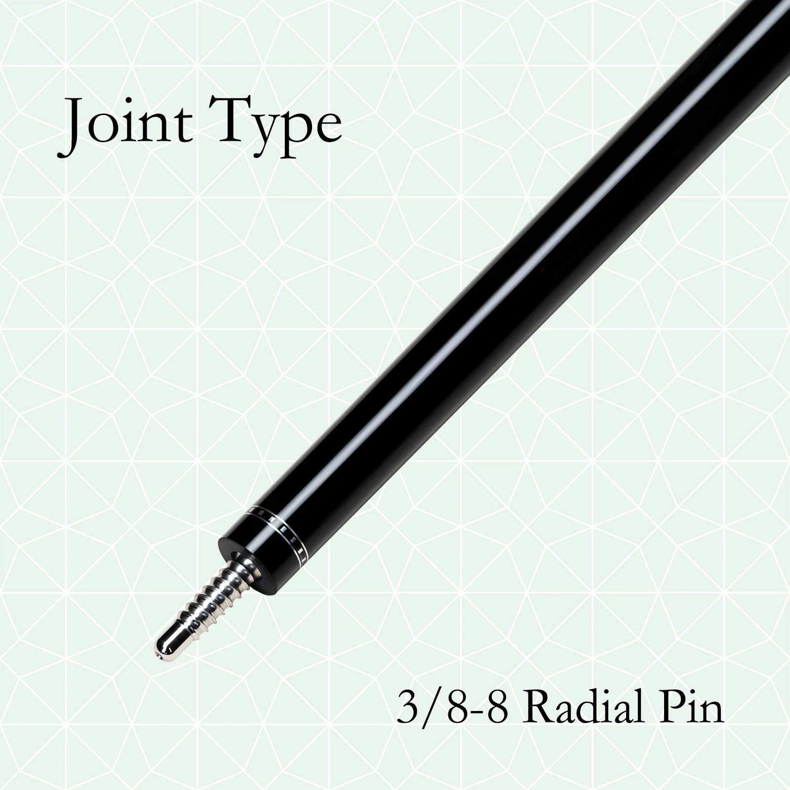 CUEDESG カーボンファイバービリヤードキュー、10.5mm/11.8mm/12.5mm