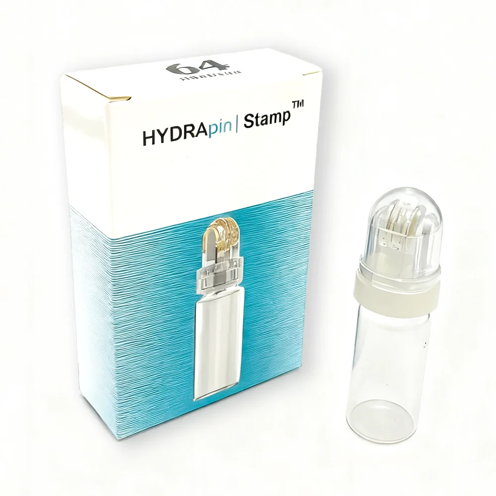 1PCS 64Pins Titan Micro Nadel Roller Hautpflege Gerät Heimgebrauch Lip Gesicht Stirn Haar Kopfhaut Serum Applikator – Detail 7
