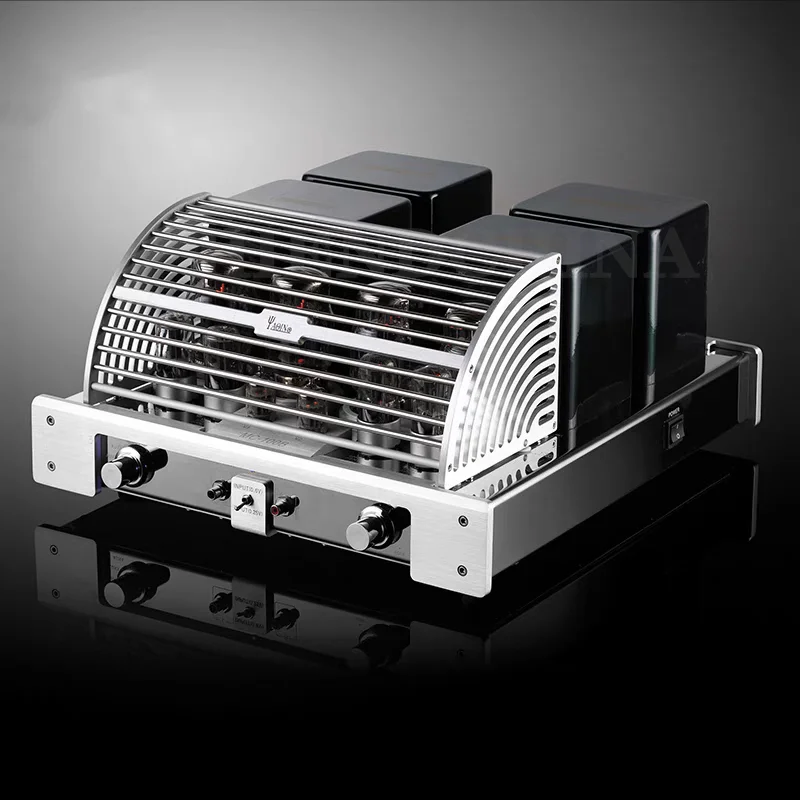 Yaqin真空管アンプ、純粋な電力、トライオード、ウルトラ、kt88 x 4、12ax7、ecc83 x 2、6n8p、6h8c x 4、負荷インピーダンス4Ω-8Ω 、MC-100B