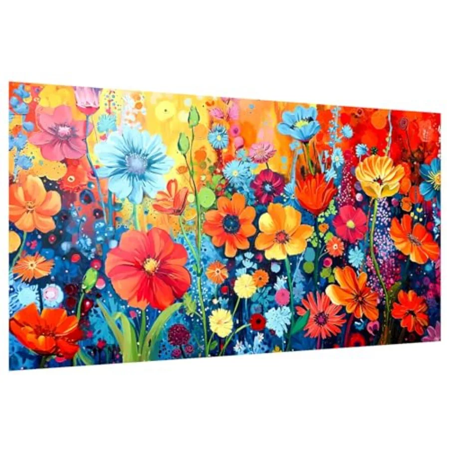 

Diamond Painting Kits for Adults - DIY 5D Large Diamond Art Kits for Adults Flowers Full Drill Diamond Art Flowers Kit Gem Art