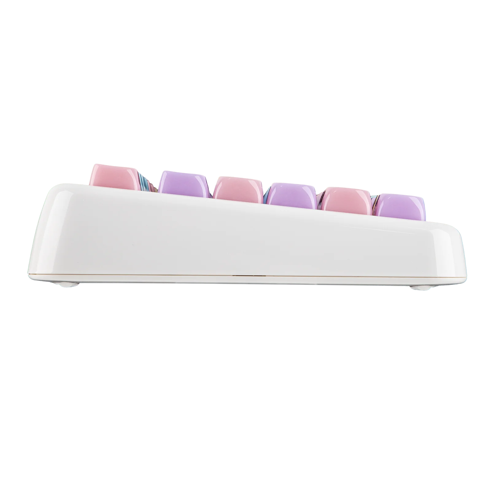 KiiBOOM Meow Pudding PC Translucent Keycap Set 134 MAO Profile Keys for 60%/65%/75%/TKL/96%/Full-sized Mechanical Keyboard