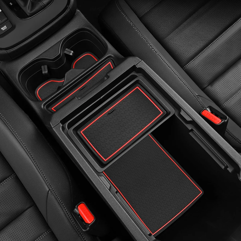 For Honda CR-V CRV 6th Gen 2023 2024 2025 Hybrid Gate Slot Cup Mat Door Non-slip Pad Car Accessories