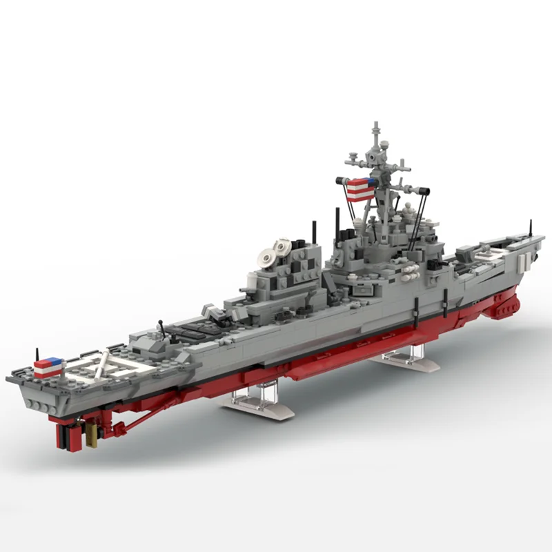 1051 قطعة MOC DDG Arleigh Burke الطيران I نسخة خلق نموذج اللبنات لعبة لتقوم بها بنفسك الإبداعية هدية الكريسماس فكرة الطوب الاطفال