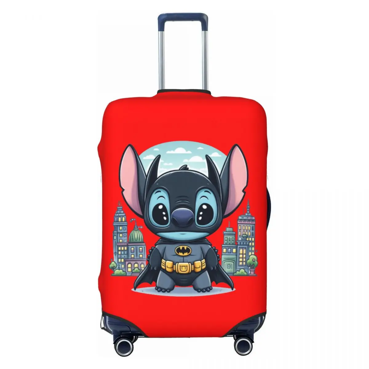 

Забавный чехол для чемодана с аниме-персонажем S-Stitch, защита от пыли, для путешествий