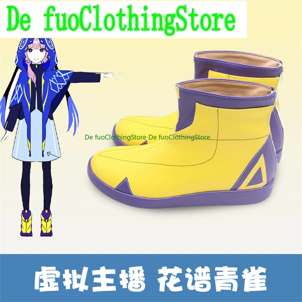 Defuo Virtual You hololive Kaf Cosplay Shoes Boots Game Anime Halloween Christmas Shoes Store