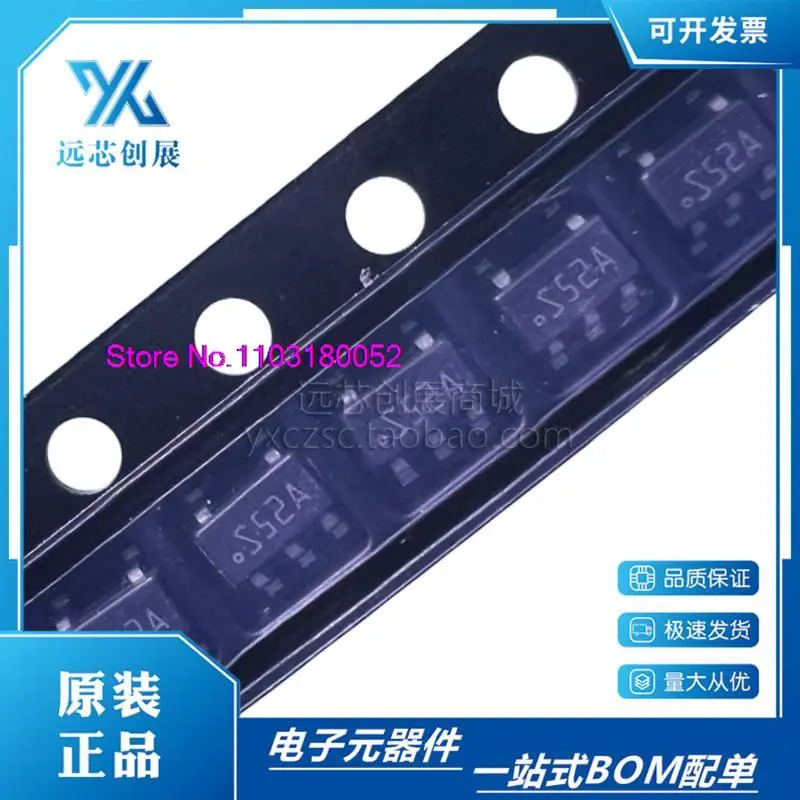 10PCS/LOT    LM2733XMF  S52A   SOT-23-5 DC-DC Original genuine product