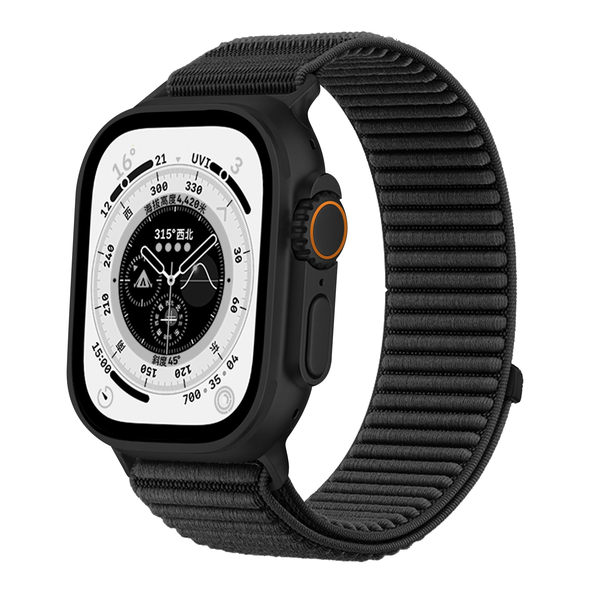 Wild Nylon Strap For Apple Watch Ultra2 49mm 42 46mm 45mm 40 44mm 41mm Braided Sport Bracelet 40mm iWatch Band 10 9 8 7 6 5 4 SE