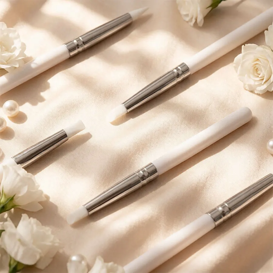 5 Piece Nail Art Silicone Sculpting Brush Set