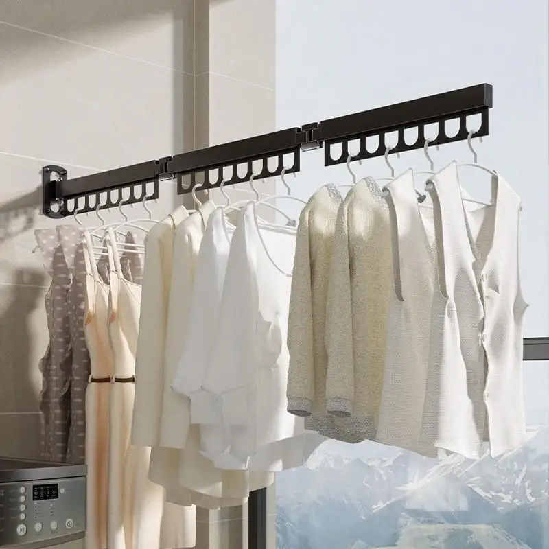 new-invisible-retractable-metal-clothes-drying-rack-outdoor-balcony-window-home-snow-552-stainless-steel-clothesline