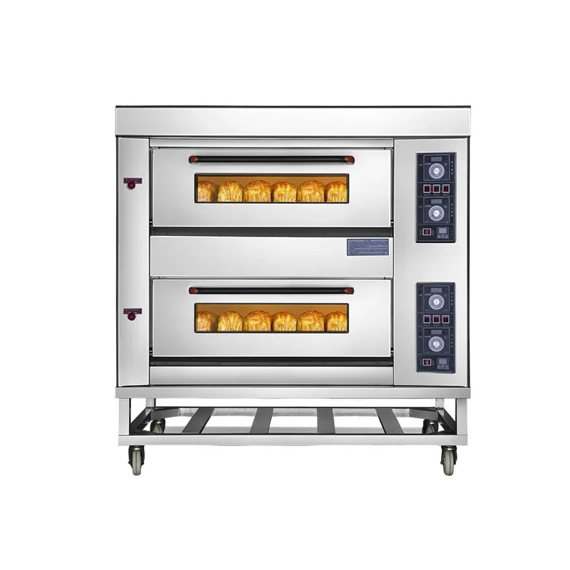 

Gas Oven Commercial Two-story Four-plate Six-plate Eight-plate Bread Cake Gas Oven Energy-saving And Efficient
