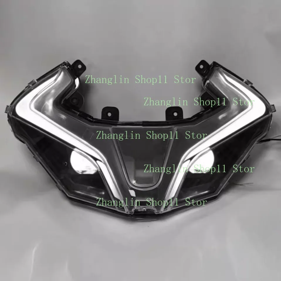 For Cfmoto 450SR Motorcycle Modification Variable-color Headlamp Assembly,Dynamic Flowing Daytime Running Lights,Lens Headlamps