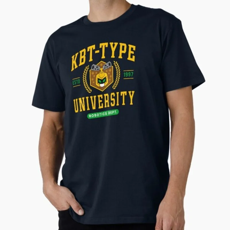 

80s Classic manga Mecha Graphic clothes 0405 Anime kotetsu Kbt Type University Robot t shirt Short-sleeve All size tops S-6XL