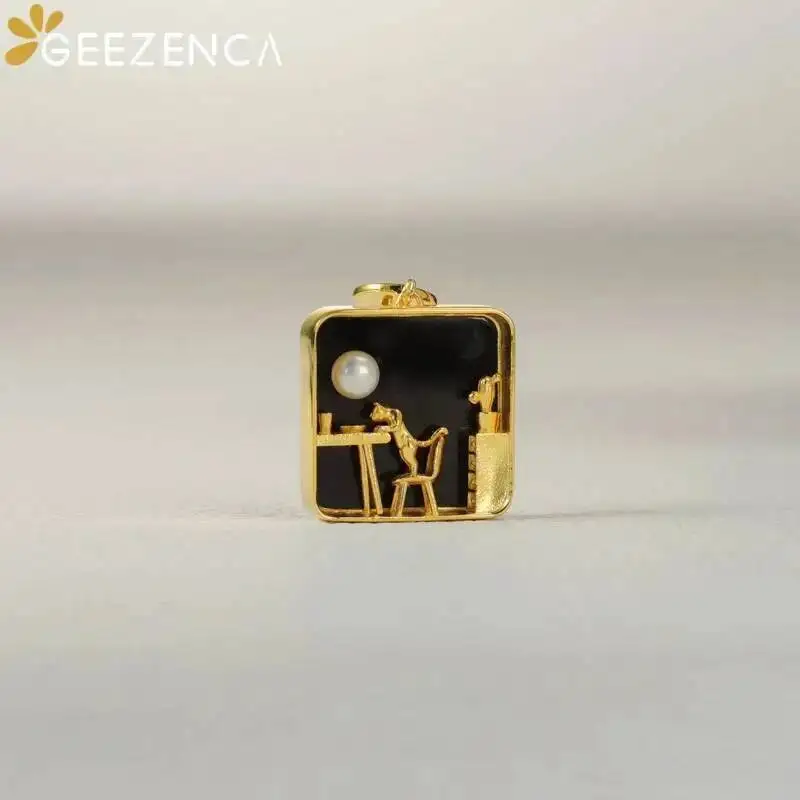 GEEZENCA 925 Sterling Silver G - огляд і ціна Pearl Trim Chain