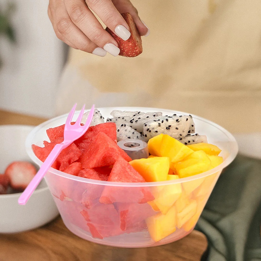 

20pcs Cup Portable Snacks Bowls Snacks Food Bowl Beverage Clear Drinking Compact Portable Outdoor Creative Container