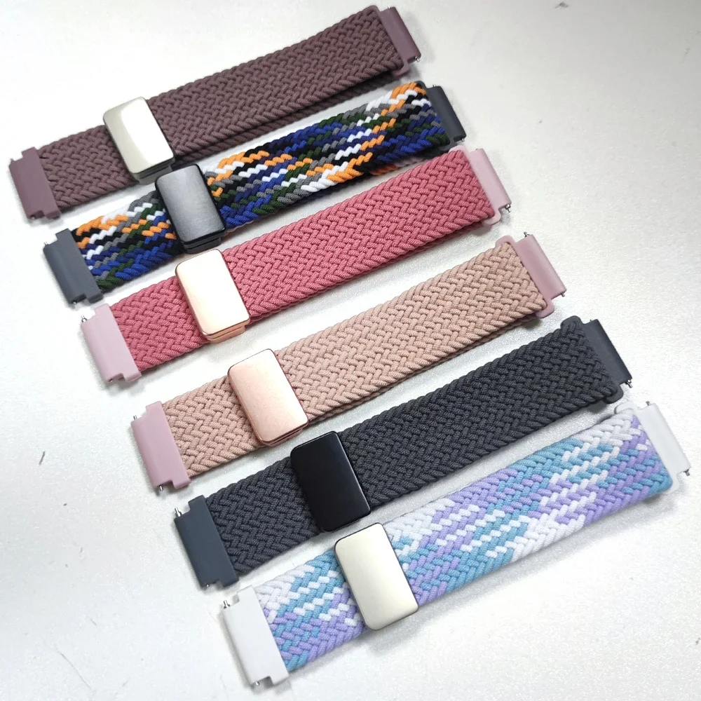 Nylon 22mm 20mm Watch Strap for HUAWEI WATCH 5/4 Pro 46mm Band GT 5 GT4 2 3 SE HONOR Magic Watch4 GS 3 Pro Replacement Bracelet