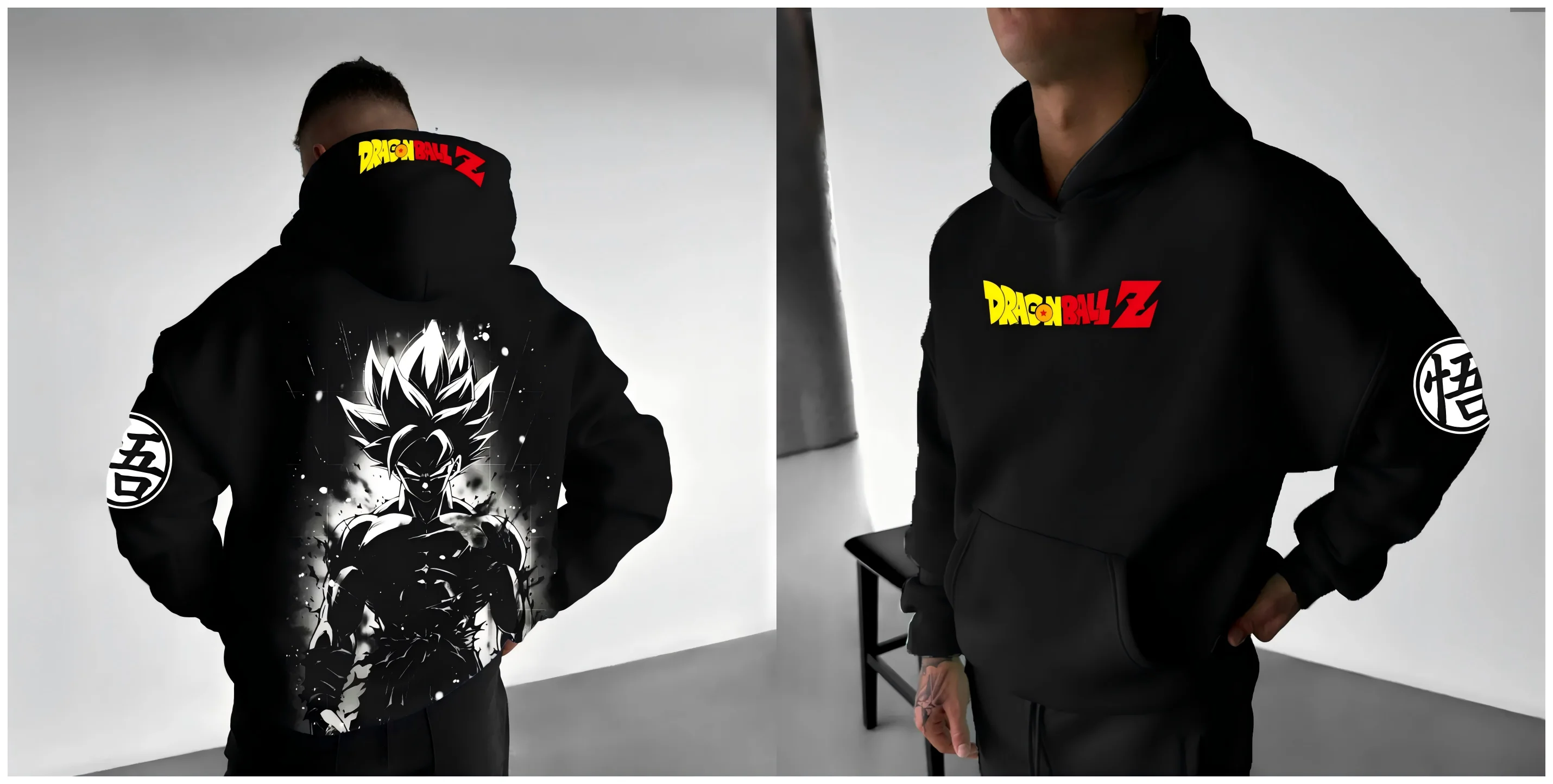 لعبة دراغون بول 2026 حار موضة جديدة أنيمي Harajuku هوديي الشارع الشهير الرجال الخريف الشتاء معطف بقلنسوة المتضخم النساء للجنسين #5